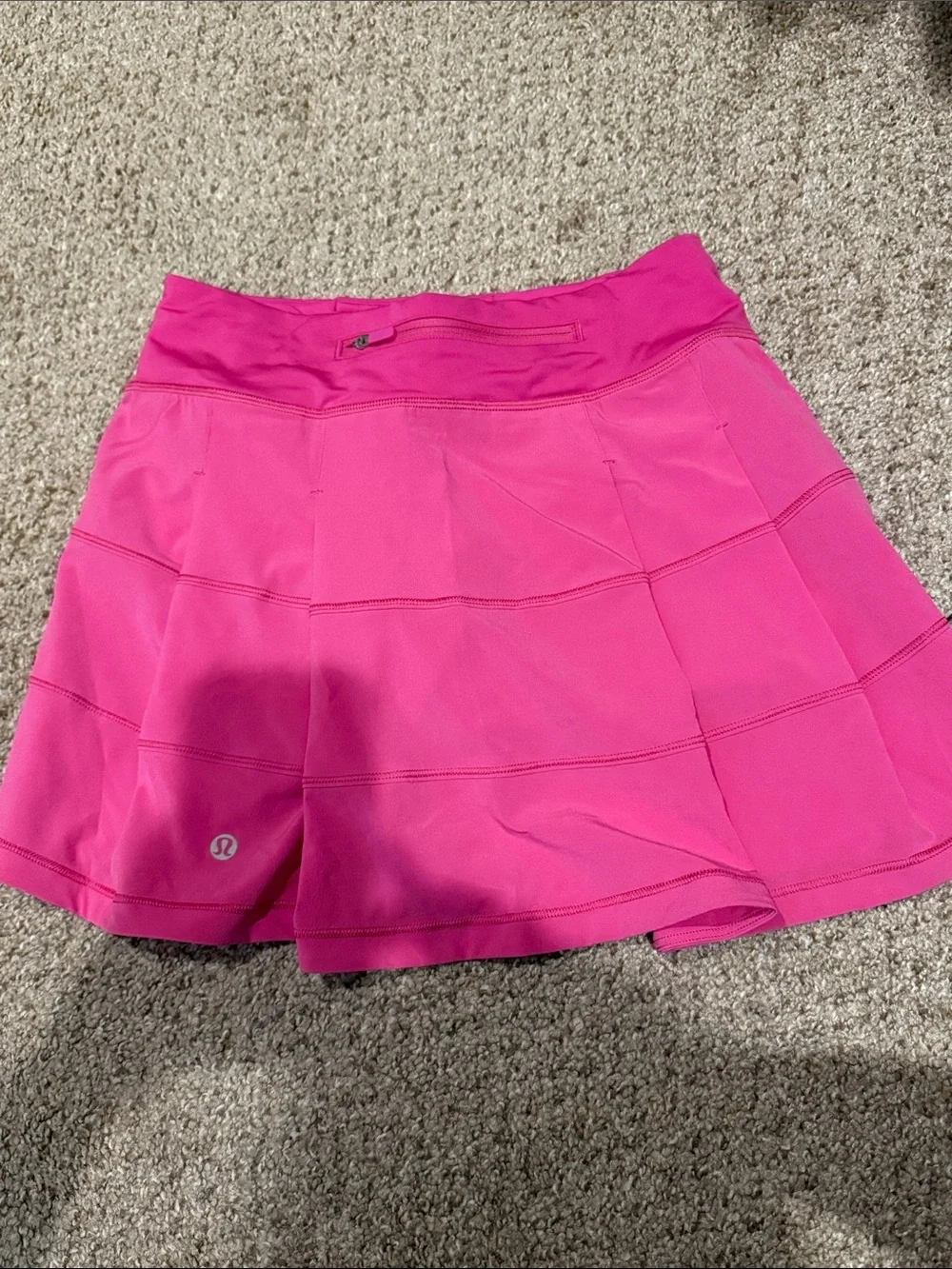 lululemon athletica Hot Pink Athletic Skort with Built-In Shorts